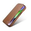 iCarer CE Premium Leather Folio Case iPhone 14 Pro Magnetic Flip Leather Folio Case MagSafe braun (WMI14220714-BN)