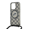 Karl Lagerfeld KLHMP15XHCKCKLCK iPhone 15 Pro Max 6.7" czarny/black hardcase IML Crossbody Monogram Karl & Choupette Head MagSafe
