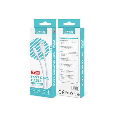 żBWOO kabel X172L USB - Lightning 1,0m 3A biały
