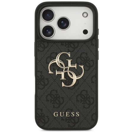 Etui Guess 4G Big Logo do iPhone 17 Pro - czarne