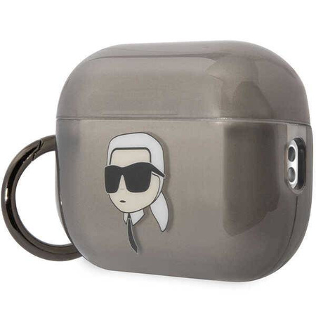 Karl Lagerfeld KKLAP2HNIKTCK Airpods Pro 2 cover czarny/black Ikonik Karl Lagerfeld