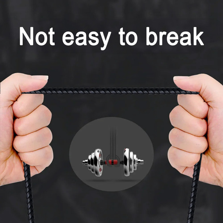 Blavec Kabel Raptor pleciony - USB na Lightning - 2,4A 1 metr (CRA-UL24BR10) czarno-czerwony