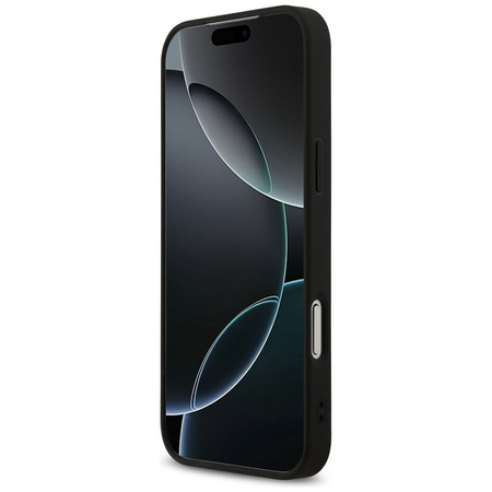 GUESS futerał do IPHONE 17 Pro Max kompatybilny z MagSafe GUHMP17XP4RPSK (4G Printed Stripes) czarny