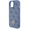 Original Handyhülle APPLE IPHONE 15 Guess Hardcase Crossbody 4G Metal Logo (GUHCP15SP4TDSCPB) blau
