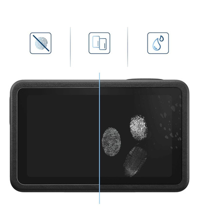 SZKŁO HARTOWANE TECH-PROTECT GLASS FIT+ 2-SET DJI OSMO ACTION 5 PRO CLEAR