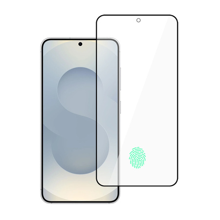 Hartowane szkło Tel Protect 10X Privacy Titanium do Samsung Galaxy S25 Plus (with fingerprint unlock)