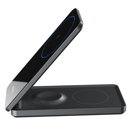 Proove ładowarka bezprzewodowa Metal Edge 3 w 1 szara