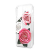 Oryginalne Etui IPHONE 11 PRO Guess Hardcase Flower Desire Pink & White Rose transparentne