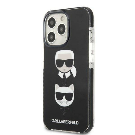 Karl Lagerfeld KLHCP13XTPE2TK iPhone 13 Pro Max 6,7" hardcase czarny/black Karl&Choupette Head