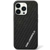 Karl Lagerfeld KLHCN613DMKRLK iPhone 11 / Xr 6,1" schwarz/schwarzes Hardcase 3D Rubber Multi Logo