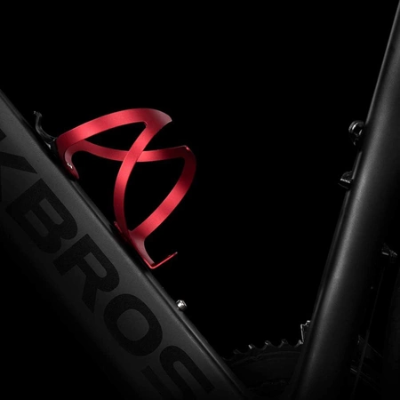 Rockbros 2017-11ARD Aluminiumhalter für eine Fahrradwasserflasche – rot