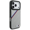 BMW M Tricolor Metal Logo MagSafe Case for iPhone 17 Pro - Gray