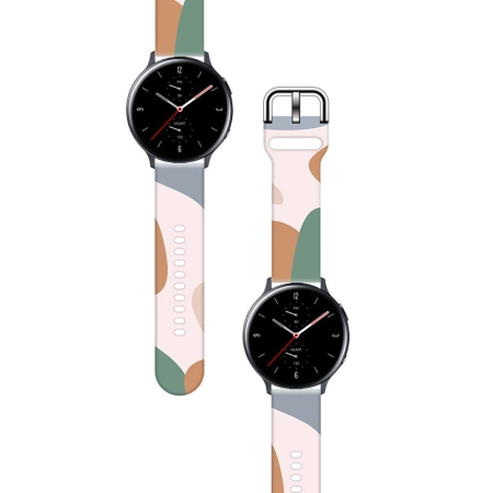 Strap Moro für Samsung Galaxy Watch 45 / 46 / 47 mm Silikonarmband Uhrenarmband - Muster 11