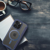 Kabura SMART MAG kompatybilna z MagSafe do IPHONE 15 Pro Max niebieska