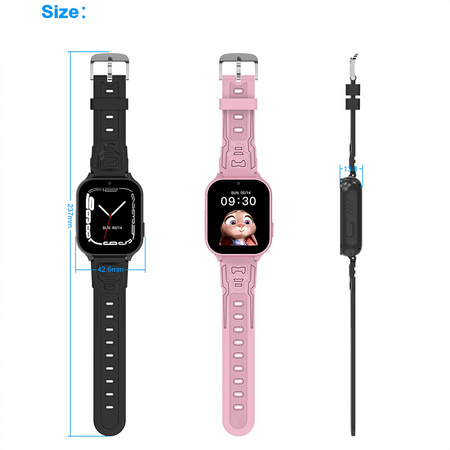 Blavec Smartwatch K02 Kids (SWK02-B) czarny