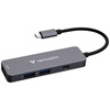 Adapter Hub Verbatim USB-C/HDMI/USB-A     3.2/USB-A 2.0 aluminiowy 32155