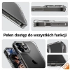 Etui PanzerGlass HardCase z D3O i certyfikatem Military Grade na iPhone 15 Pro Max - przezroczyste