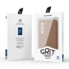 Dux Ducis Grit Hülle für Samsung Galaxy S23+ elegante Hülle aus Kunstleder braun