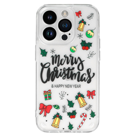 TEL PROTECT Christmas Case do Iphone 13 Pro Max Wzór 3 Clear