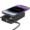 USAMS Powerbank with retractable USB-C Retractable cable 10000 mAh PD 20W Fast Charge XY Series purple/purple 10KCD22403 (US-CD224)