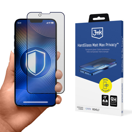 3MK HardGlass Matt Max Privacy iPhone 13 Pro Max/14 Plus