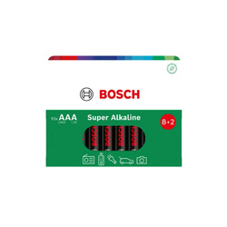BATERIA BOSCH 10SZT AAA SUPER ALKALINE LR03SA10B/00