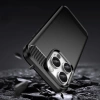 Carbon Case Silikonhülle für iPhone 16 Pro - Schwarz