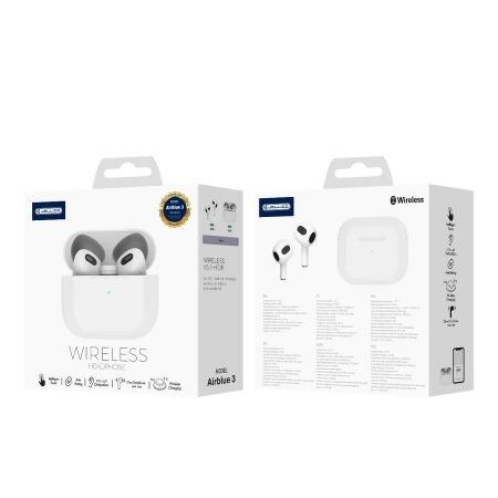 JELLICO wireless earphones AirBlue 3 White