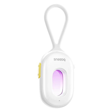 Baseus Heyo Series II Hidden Camera Detector with Alarm and Mini Flashlight + Baseus Simple USB-A - USB-C Cable - White