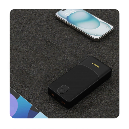 Powerbank Dudao K10Pro 2.4A 20000mAh 2 x USB-A - czarny