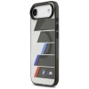 BMW M IML Metal Buttons Tricolor Lines MagSafe Case for iPhone Air - Gray