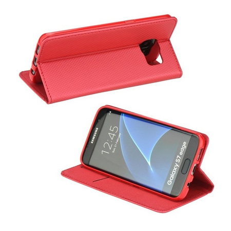 Etui Smart Magnet book Samsung S21+czerwony/red