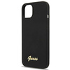 Guess GUHMP13MLSLMGBK iPhone 13 6.1 &quot;schwarz / schwarz Hardcase Silikonschrift Gold Logo