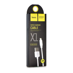 HOCO kabel USB do iPhone Lightning 8-pin X1 RAPID biały 1 metr