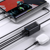 Ładowarka sieciowa Baseus GaN3 Pro, 2x USB-C, 2x USB, 65W (czarna)