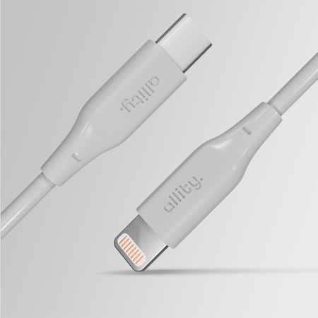 Allity kabel AUC-02 USB-C - Lightning 2,0 m 27W biały