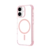 Etui silikonowe AMAZINGTHING Omni Mag Case do iPhone 16 - ciemnoróżowe