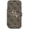 Guess Book 4G Metal Logo Case für iPhone 17 Pro - Braun
