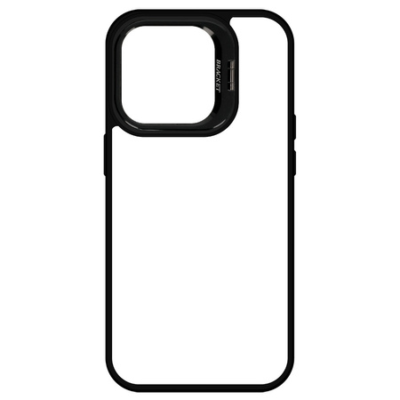 Tel Protect Kickstand case + szkło na aparat (lens) do Iphone 15 Plus czarny