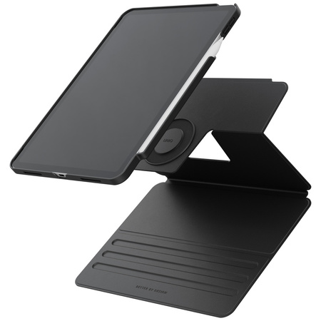 Etui UNIQ Rovus Snapmount Magnetic 360   Rotating Detachable do iPad Pro 11" M4 (2024) czarny