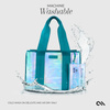 Case-Mate Large Travel Tote Bag - Wodoodporna torba na ramię z etui na telefon (Emerald Blue Soap Bubble)