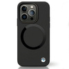 Original Handyhülle IPHONE 14 PRO BMW Signature Liquid Silicone MagSafe (BMHMP14LSILBK2) schwarz