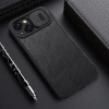 Nillkin Qin Leder Pro Hülle iPhone 14 Plus Kamera Cover Holster Cover Flip Case Braun