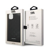 Oryginalne Etui IPHONE 14 PLUS Karl Lagerfeld Hardcase Saffiano Mono Metal Logo (KLHCP14MSAKLHPK) czarne