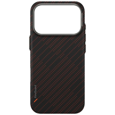 Etui UNIQ Keva EDGE do iPhone 17 Pro     Magclick Charging pomarańczowy