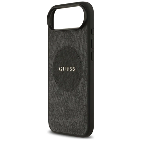Guess 4G Circle Classic Logo MagSafe Hülle für iPhone Air - Schwarz