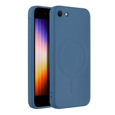 Futerał Silicone Mag Cover kompatybilny z MagSafe do IPHONE 7 / 8 / SE 2020 / SE 2022 niebieski