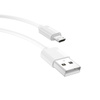 KABEL T-PHOX NETS MICRO USB WHITE 2.4A ; PVC ; 1,2M