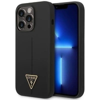 Guess GUHCP14XSLTGK iPhone 14 Pro Max 6.7&quot; black/black hardcase Silicone Triangle
