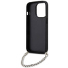Karl Lagerfeld KLHCP14LSACKLHPG iPhone 14 Pro 6.1&quot; silver/silver hardcase Saffiano Monogram Chain